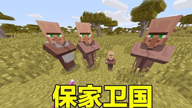 而如果说让玩家们来设计的话,村民肯定要安排一批民兵,每当有战斗的