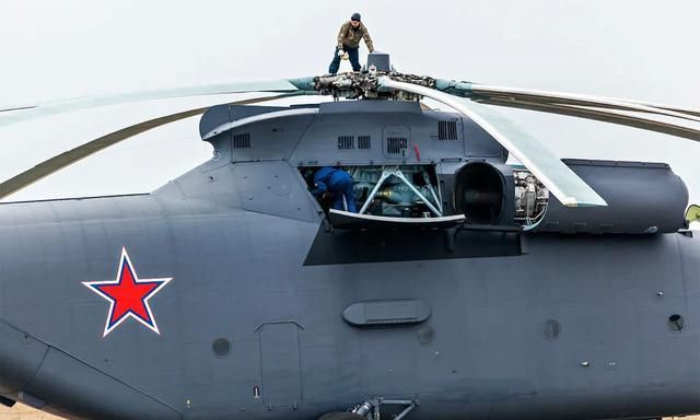 图说:米-26"光环"重型多用途直升机 曾执行汶川地震救援任务