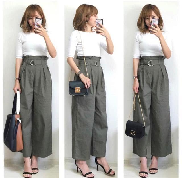 夏日阔腿裤最chic穿搭法日本博主亲自示范简约百搭又不挑人