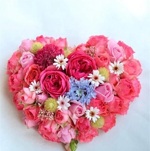 只有用世界上最美丽的鲜花才拼出最真挚的爱心