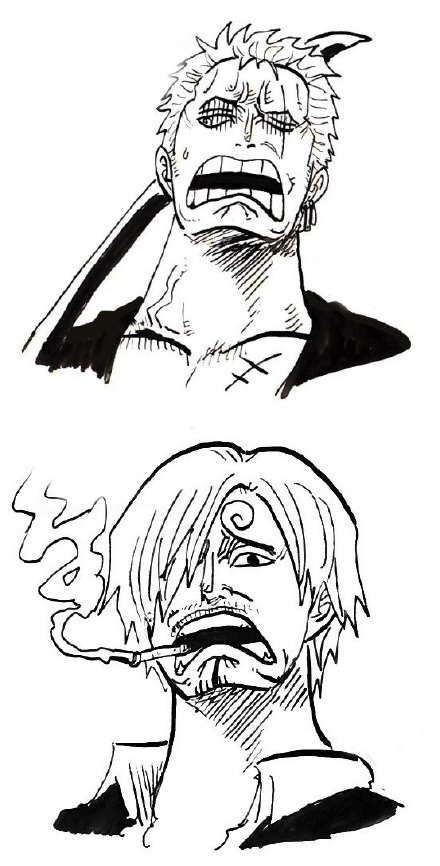 卡普与龙 虽然卡普与龙是父子,但两人的嫌弃表情却大不相同.