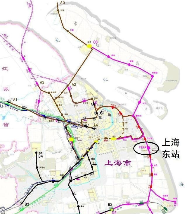 上海东站,上海虹桥站两大高铁枢纽的差别:东站与浦东机场不相
