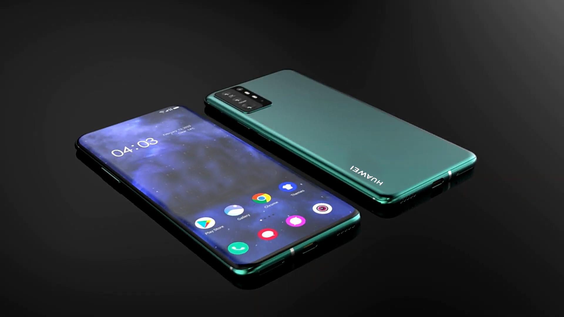 华为p50pro概念图:真全面屏让我不再期待iphone12