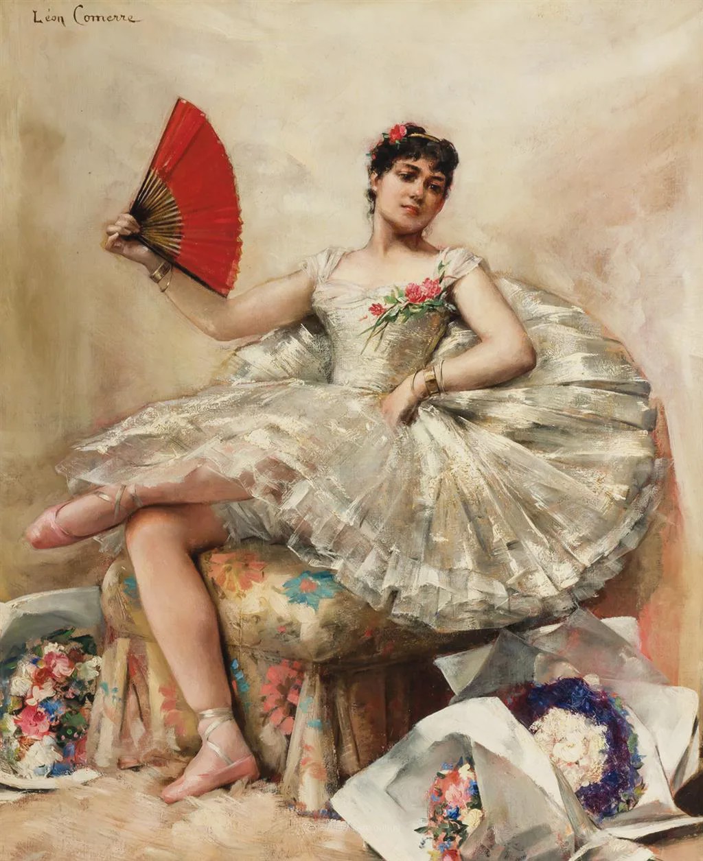 法国学院派画家科默尔笔下的美丽女性