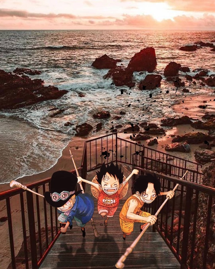 二次元海贼王角色进入三次元场景,给你不一样的视觉体验!