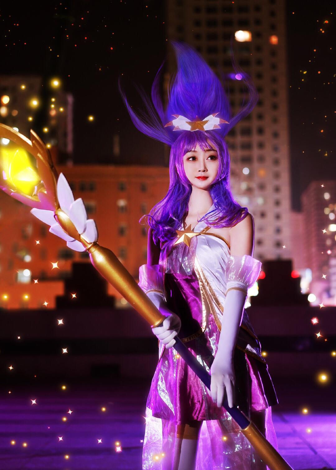 acg最靓cos第55期长裙紫发魔法少女尽显成熟风情