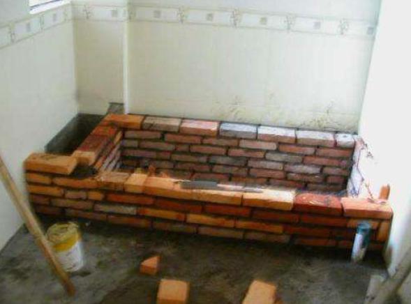 别花钱买!自己diy砌个浴缸,省钱还实用,学起来