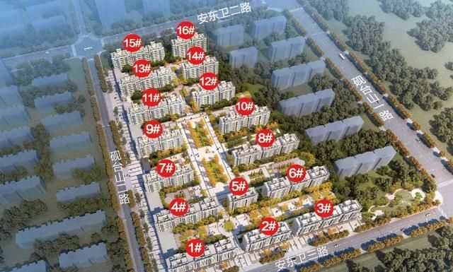 华府南区鸟瞰图安泰岚海新城岚山区品质大盘建面约110-160㎡优品户型