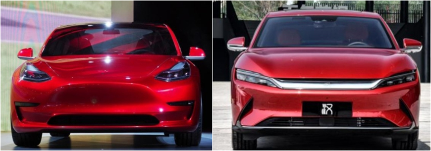 国产标杆VS硅谷极客 比亚迪汉EV与特斯拉Model 3全面比对