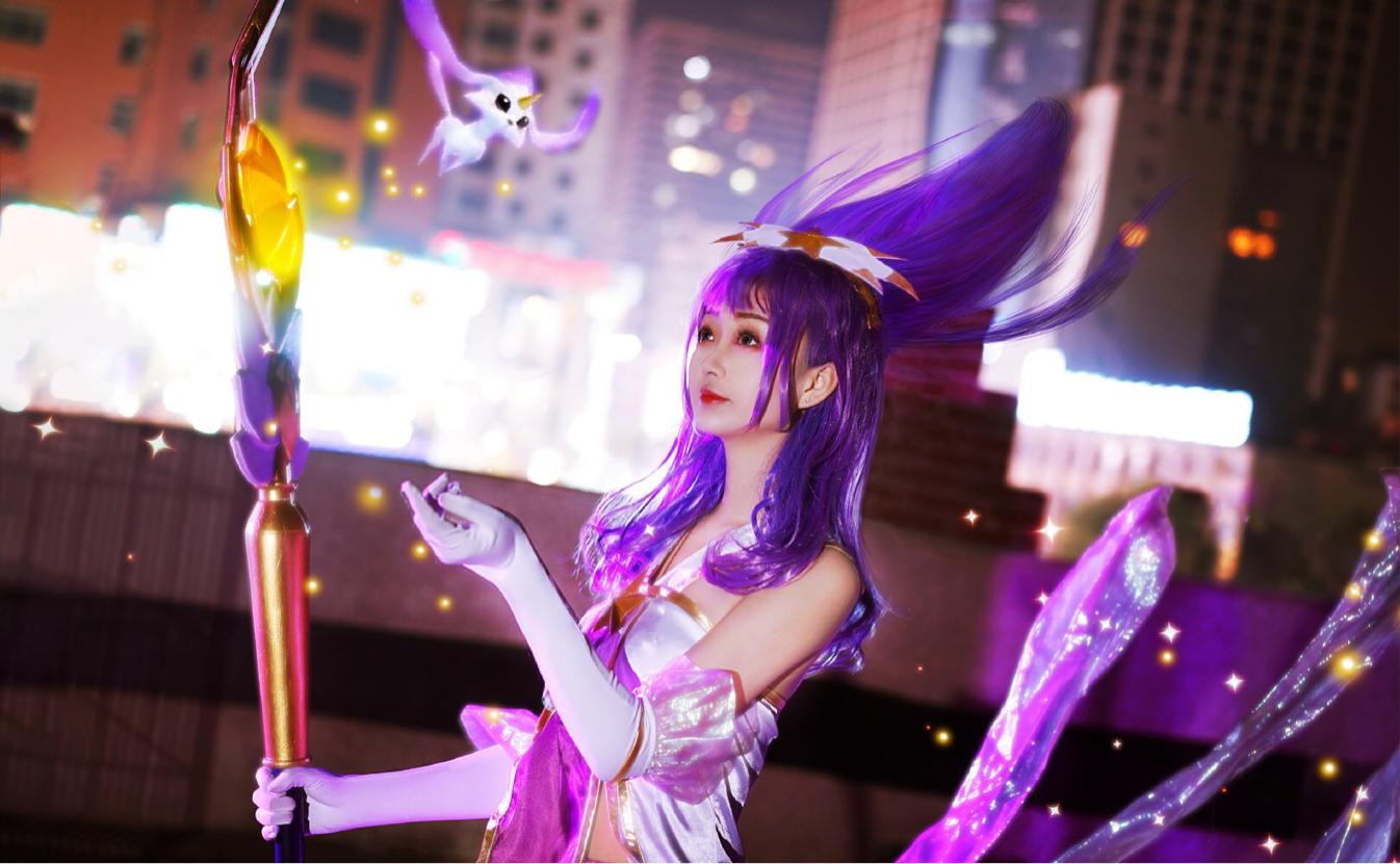 acg最靓cos第55期长裙紫发魔法少女尽显成熟风情