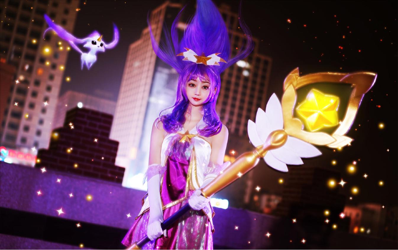 acg最靓cos第55期长裙紫发魔法少女尽显成熟风情