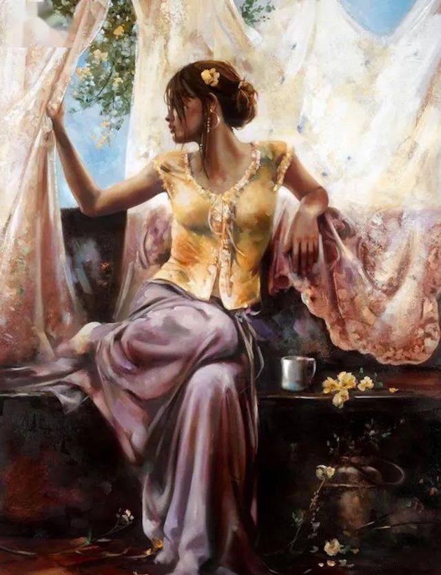 意大利艺术家人体油画图片,细腻逼真