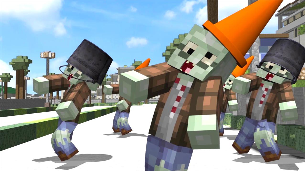 我的世界大战僵尸:刷怪笼登场,刷新的速度比我想象中的要快很多