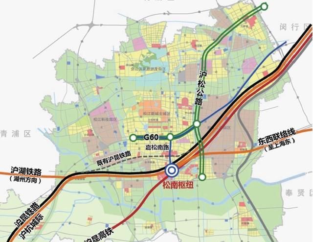 松江南站规划平面图图片