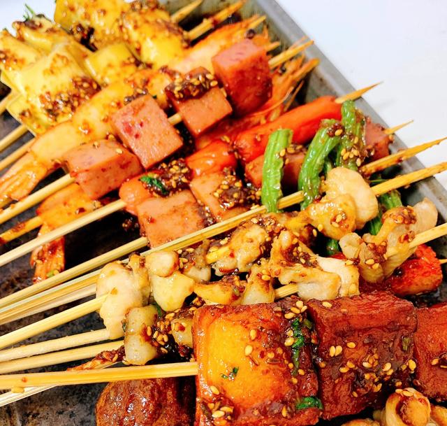 惊艳爸妈的一道菜,【自制家庭炸串教程】