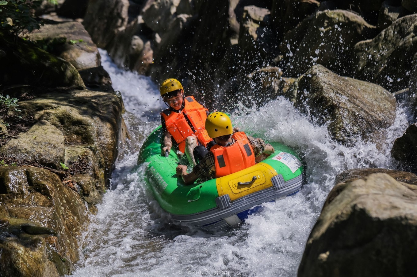 江浙沪最刺激的漂流,垂直落差在华东里排第一,游客漂完还想漂