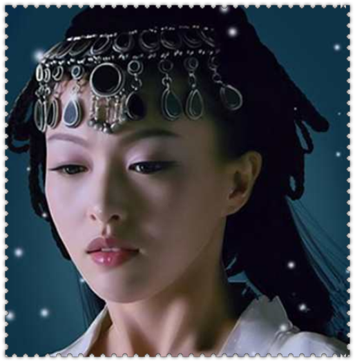 戴抹额的古装女子,关晓彤端庄稳重,看到热巴:是仙女来的?