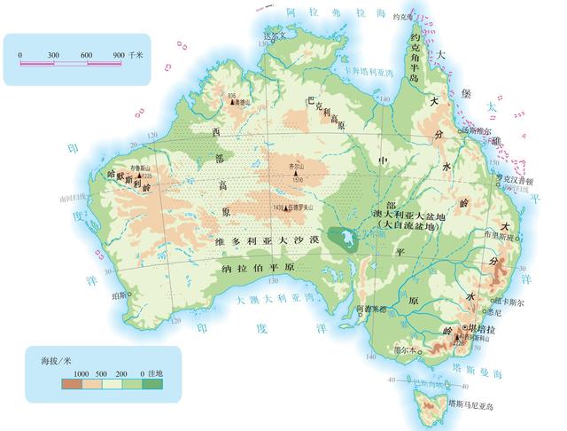 大分水岭西侧的澳大利亚大盆地为什么又被称为大自流盆地