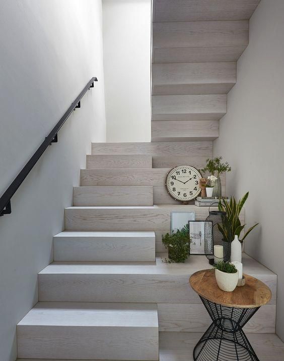 楼梯几块踏步延伸60公分到墙,我还纳闷原因