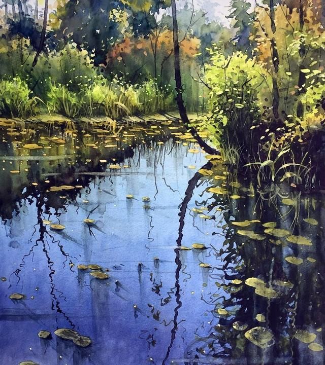 寻光之旅俄罗斯画家索洛多夫追逐季节光影的水彩风景