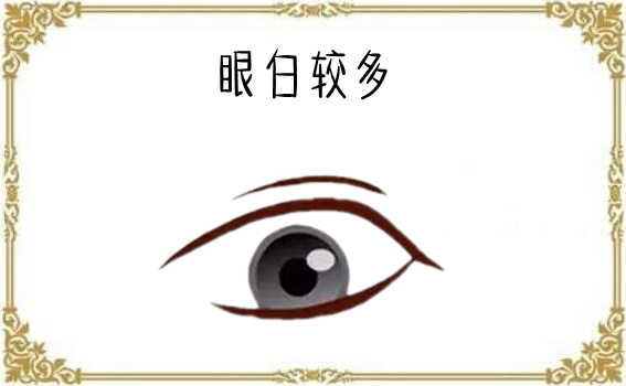 双眼向外突出,这种眼型在面相中被称为"金鱼眼"向学中认为,有这种眼相