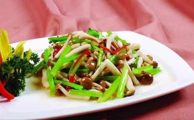 美食推荐酸辣脆爽萝卜西芹炒蘑菇青笋炒木耳冻豆腐红烧肉