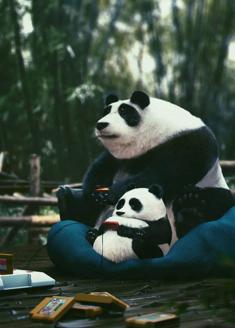 艺术家创造会打游戏,胖墩墩的小动物,网友:太像我自己了