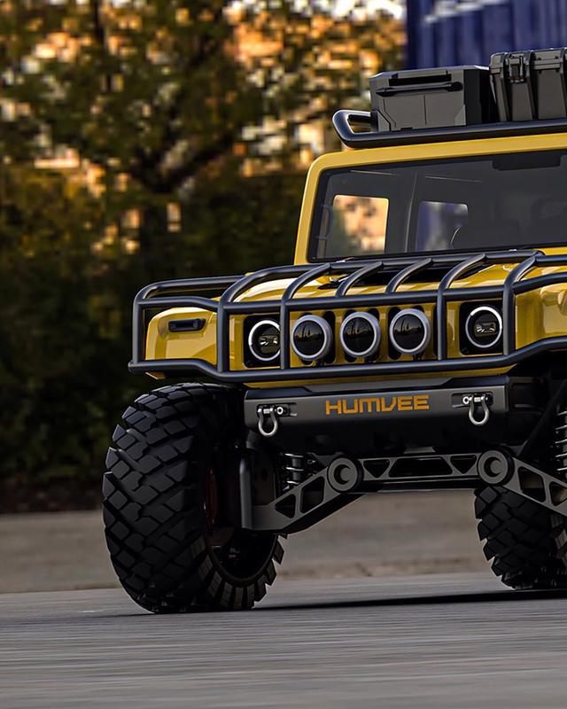 彪悍的钢铁巨兽,2020款悍马