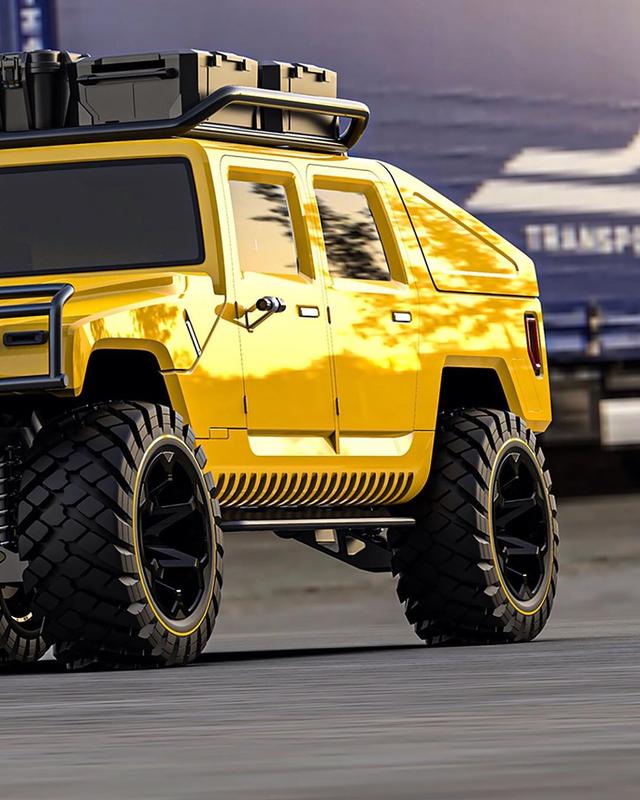 彪悍的钢铁巨兽,2020款悍马