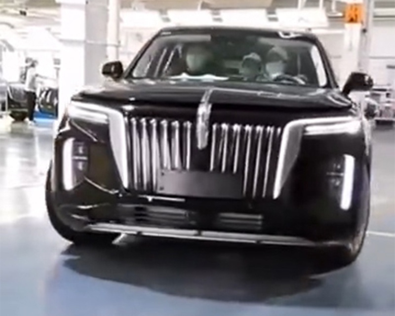 或命名为E-HS9 红旗E115量产版无伪装实车曝光