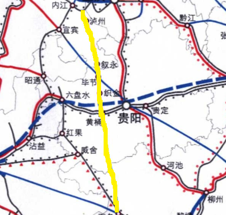 开发贵州织金和纳雍县煤田的重要运输通道——黄织铁路