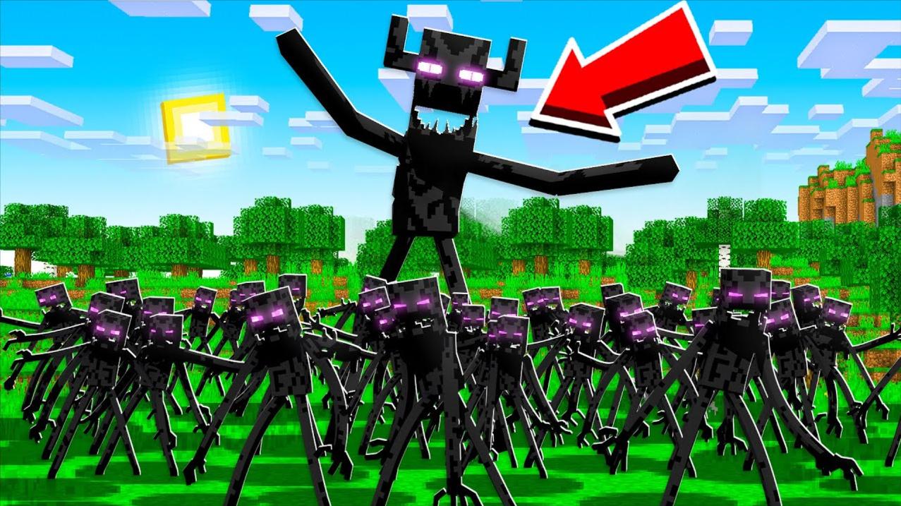 我的世界中如果突变末影人遇上泰坦末影人会怎么样