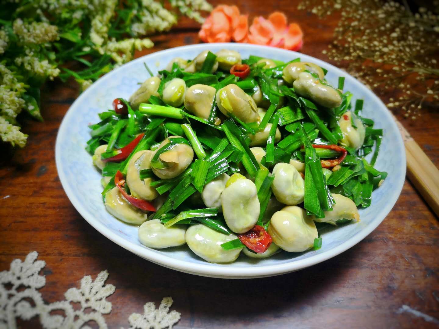 孩子长高黄金期,多给孩子吃这菜,满满一盘全是钙,别错过|蚕豆|韭菜|炒