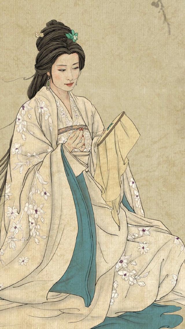 90后湖北妹子千景绘画出了中国古代女子极致之美