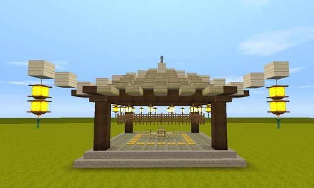 迷你世界 观光亭陷阱 投矛手送你回家|迷你世界|岩石|凉亭_新浪新闻