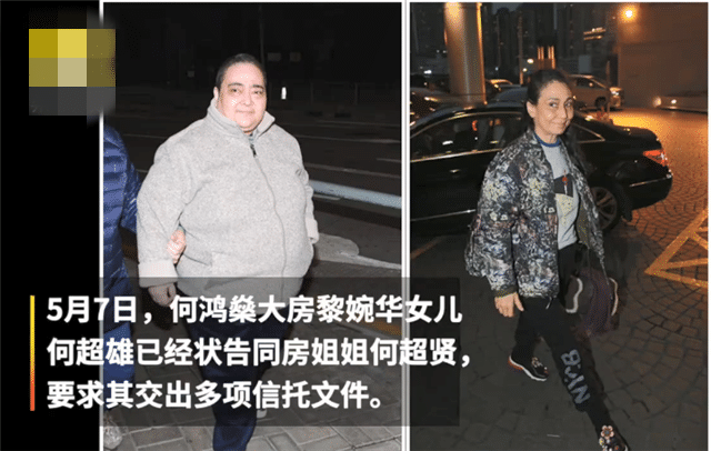 赌王何鸿燊去世遗产争夺战已经开始大房小女儿起诉胞姐