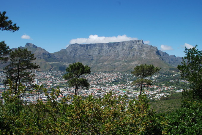 南非海拔超1000米的山脉,常年有云雾所笼罩,被誉"上帝的餐桌"