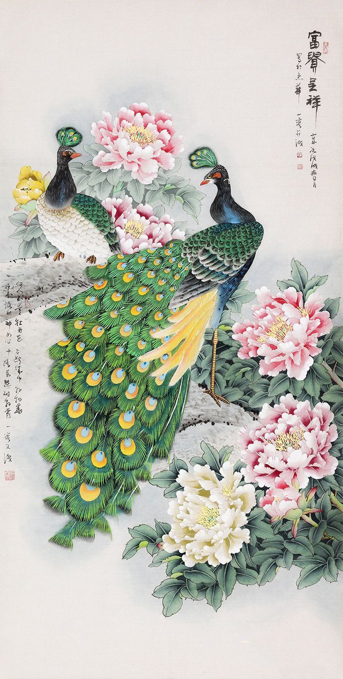 国画花鸟画因为题材丰富,寓意美好,画面温馨而受到大家的喜欢,大多数