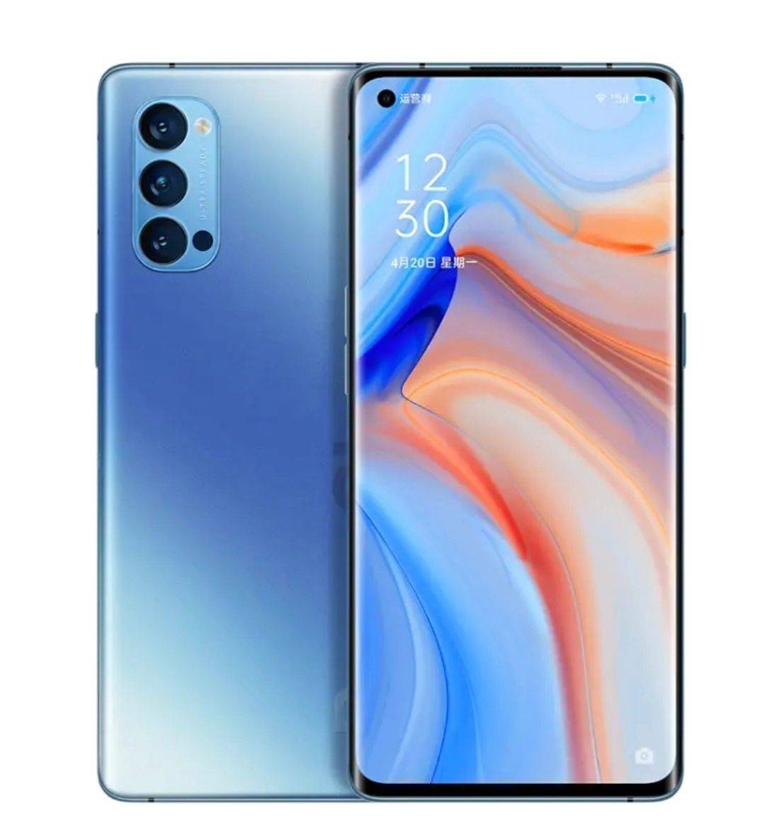 oppo reno4 pro基本确认:曲面挖孔屏 65w快充,价格感人!