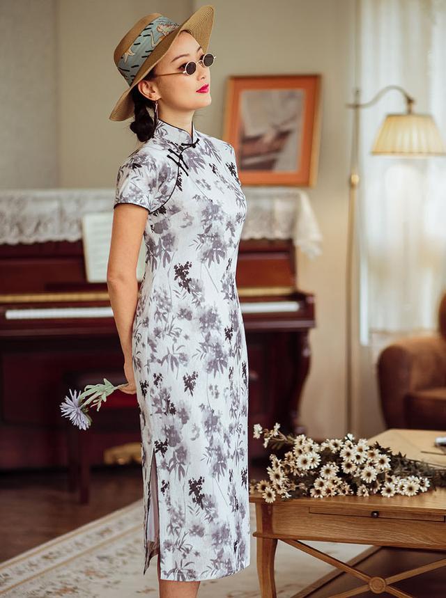 旗袍帽子居然这么洋气夏天这样搭时髦摩登又优雅