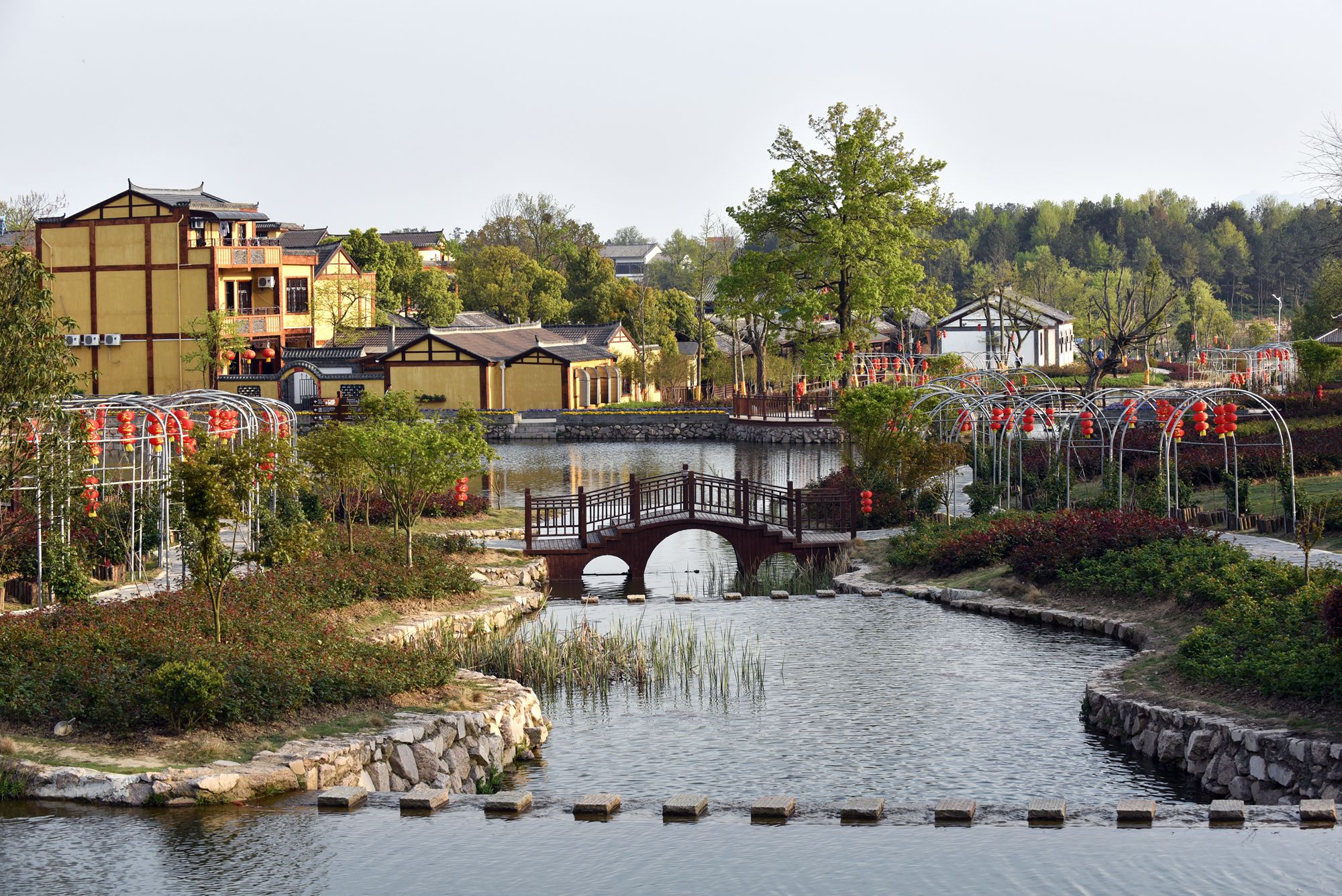 游乐场鸟语林享美食民宿武汉木兰花乡孩子们最喜欢的地方