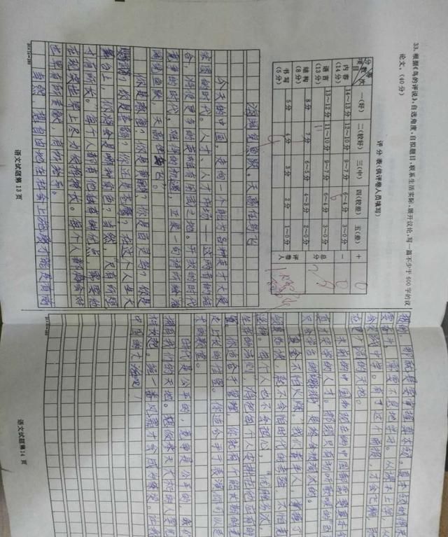 是多大的机缘与巧合,高考25年后,我看到了自己的高考作文试卷