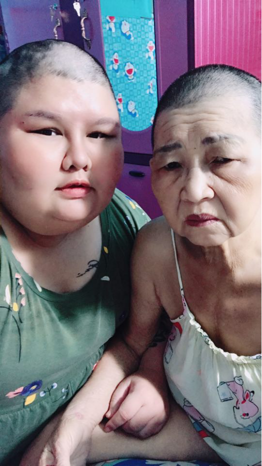 260斤女子嫁140斤丈夫曾引热议,如今她剃成光头丈夫支持