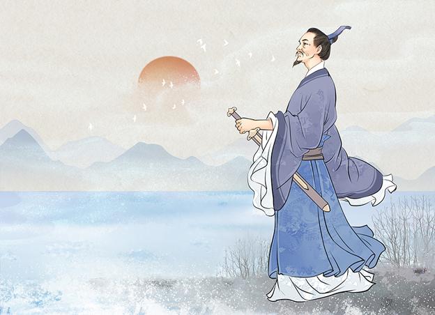 古代以"垂衣拱手"之态,形容太平无事,无为而治.