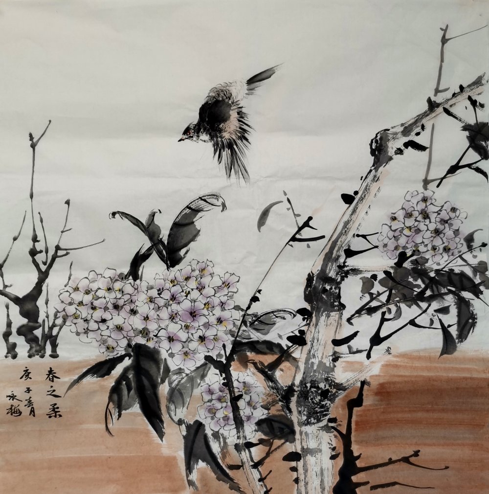 近期艺术活动画家张咏梅女士将不定期参加"全民艺术体验日,全民艺术