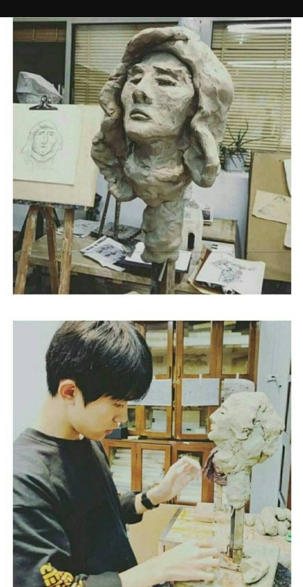 易烊千玺泥塑作品总汇~他说:"捏泥塑这件事让我学会在生活和工作中站