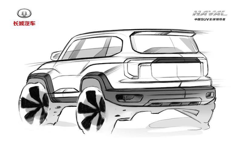 大师亲自设计/造型个性十足 哈弗全新品类SUV设计手稿曝光