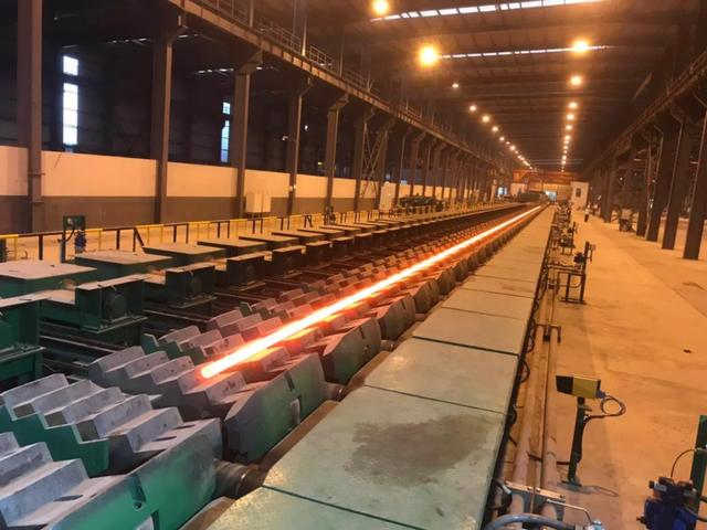 徐州德龙80万吨高合金钢棒材生产线试车成功