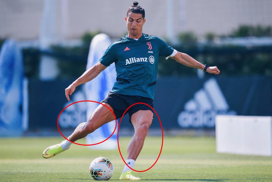 35岁c罗又秀魔鬼筋肉腿沟壑式线条太炸裂非人类自律