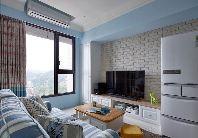 美得令人窒息,美式风格45平米小公寓装修实拍